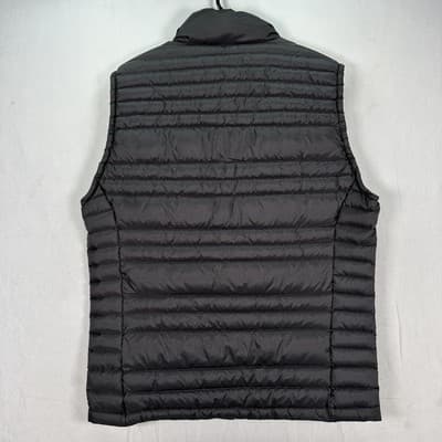 NWT Hexa Custom Down Vest Mens Medium Black Puffer Lightweight Gram Art Toray - Thumbnail 2