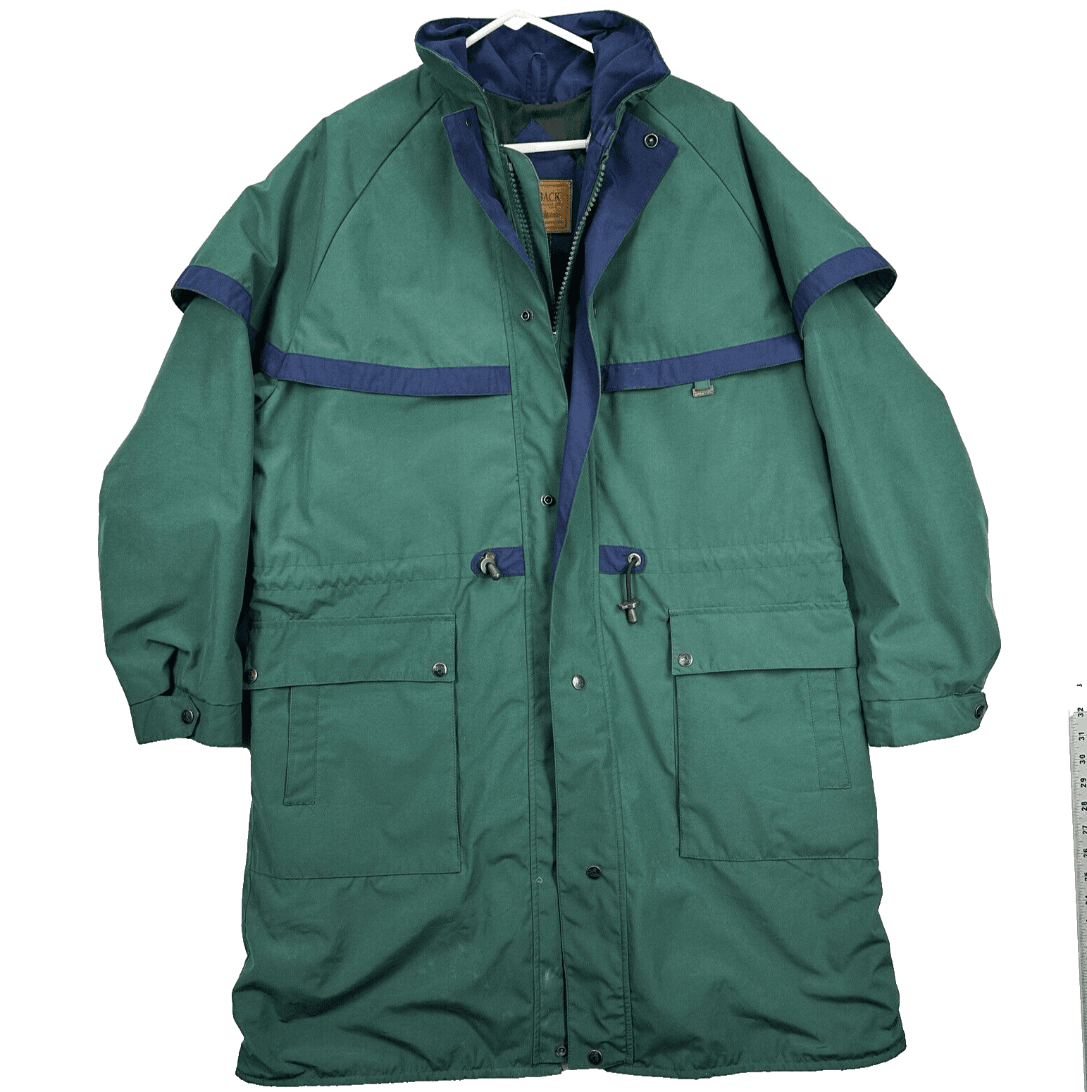 Outback Trading Company Duster Coat Mens M Gore-Tex Foggy Mountain Green Western - Image 1