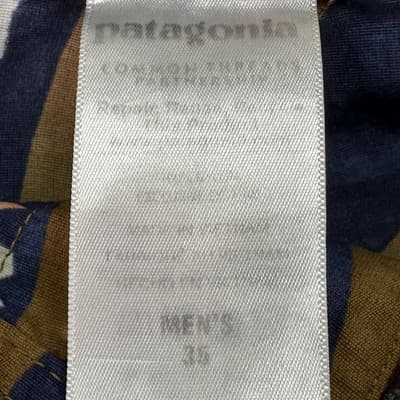 Patagonia Wavefarer Board Shorts Mens 35 Swim Trunks Drawstring Floral Surf 10" - Thumbnail 7