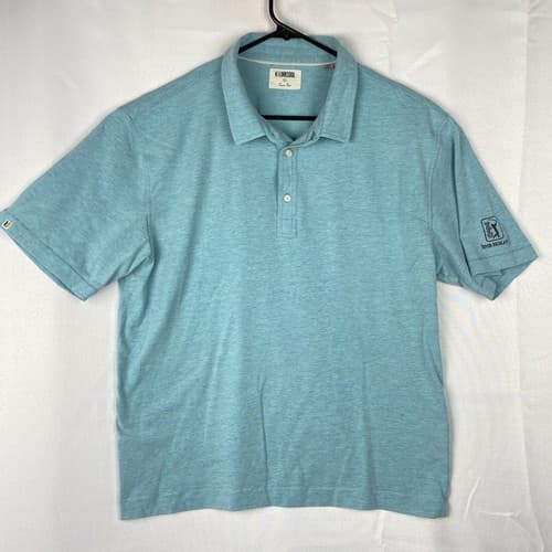 Linksoul Golf Polo Shirt Mens Size XL Short Sleeve Tempus Fugit Light Blue TPC - Thumbnail 2