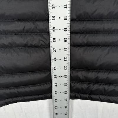 NWT Hexa Custom Down Vest Mens Medium Black Puffer Lightweight Gram Art Toray - Thumbnail 13