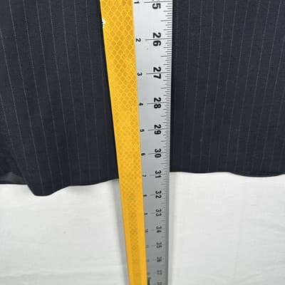 Brooks Brothers Brookstretch Suit Jacket Mens 40L Navy Pinstripe Blazer 3-Button - Thumbnail 7