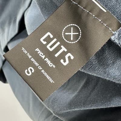 Cuts Curve-Hem Hoodie Mens Small Blue Pyca Pro Long Sleeve Lightweight Pullover - Thumbnail 5