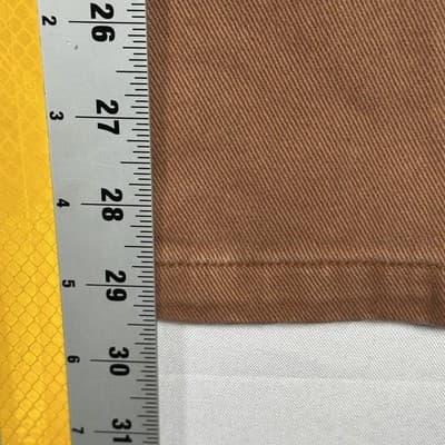 Peter Christian Jeans Mens 32 x 30 Brown Denim Straight Cotton Twill 5-Pocket - Thumbnail 9