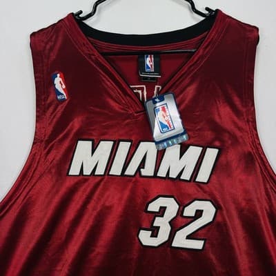 NEW Shaquille O'Neal Miami Heat Basketball Jersey Men 2XL 56 NBA Reebok #32 SHAQ - Thumbnail 4
