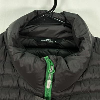 NWT Hexa Custom Down Vest Mens Medium Black Puffer Lightweight Gram Art Toray - Thumbnail 5