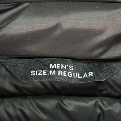 NWT Hexa Custom Down Vest Mens Medium Black Puffer Lightweight Gram Art Toray - Thumbnail 6