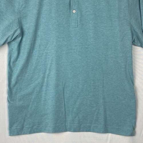 Linksoul Golf Polo Shirt Mens Size XL Short Sleeve Tempus Fugit Light Blue TPC - Thumbnail 4