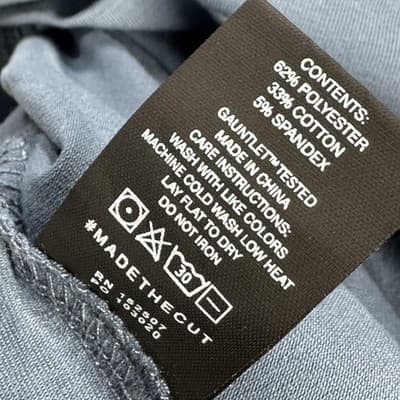 Cuts Curve-Hem Hoodie Mens Small Blue Pyca Pro Long Sleeve Lightweight Pullover - Thumbnail 6