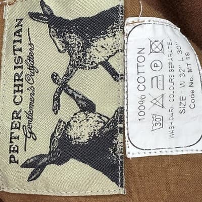 Peter Christian Jeans Mens 32 x 30 Brown Denim Straight Cotton Twill 5-Pocket - Thumbnail 6