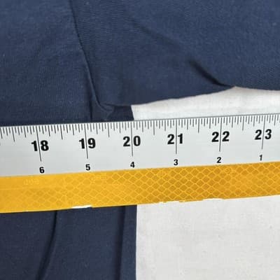 Gildan Japanese Surf Shirt Mens Large Blue Samurai Rising Sun Wave Back Tee - Thumbnail 9