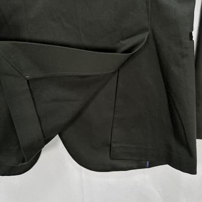 Paul Smith Soho Fit Suit Mens 38R 2-Piece Dark Green Cotton Stretch 34W x 26 EUC - Thumbnail 5