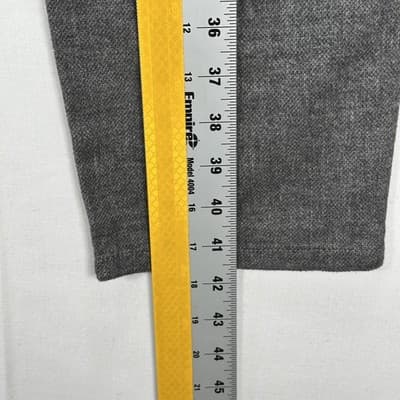 Alberto Lou-J Dress Pants Mens 32 X 32 Gray Two-Tone Wool Look Herringbone NEW - Thumbnail 11