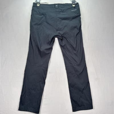Craghoppers Pants Womens Large 10 Charcoal NosiLife Hiking Outdoor Zip Pockets - Thumbnail 2