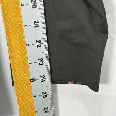 Paul Smith Soho Fit Suit Mens 38R 2-Piece Dark Green Cotton Stretch 34W x 26 EUC - Thumbnail 7