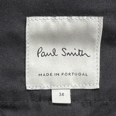 Paul Smith Soho Fit Suit Mens 38R 2-Piece Dark Green Cotton Stretch 34W x 26 EUC - Thumbnail 17