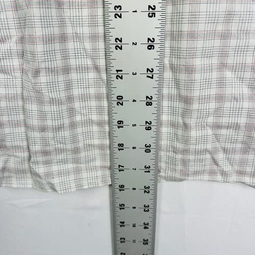 Diesel Shirt Mens Medium Gray Plaid Button Down Short Sleeve 2-Pocket Casual - Thumbnail 8