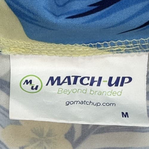 Tampa Bay Rays Hawaiian Shirt Mens Medium Blue Yellow Floral Dave Wills MLB S/S - Thumbnail 8