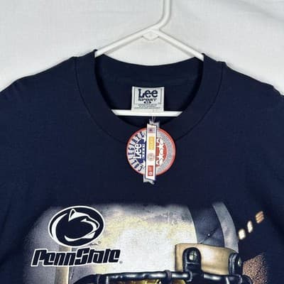 Penn State Nittany Lions Shirt Mens XL Blue NCAA Football Lee Sport Vintage 90s - Thumbnail 5