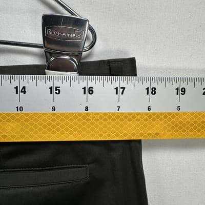 Paul Smith Soho Fit Suit Mens 38R 2-Piece Dark Green Cotton Stretch 34W x 26 EUC - Thumbnail 21