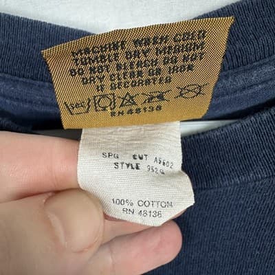 Penn State Nittany Lions Shirt Mens XL Blue NCAA Football Nutmeg Vintage 90s - Thumbnail 7