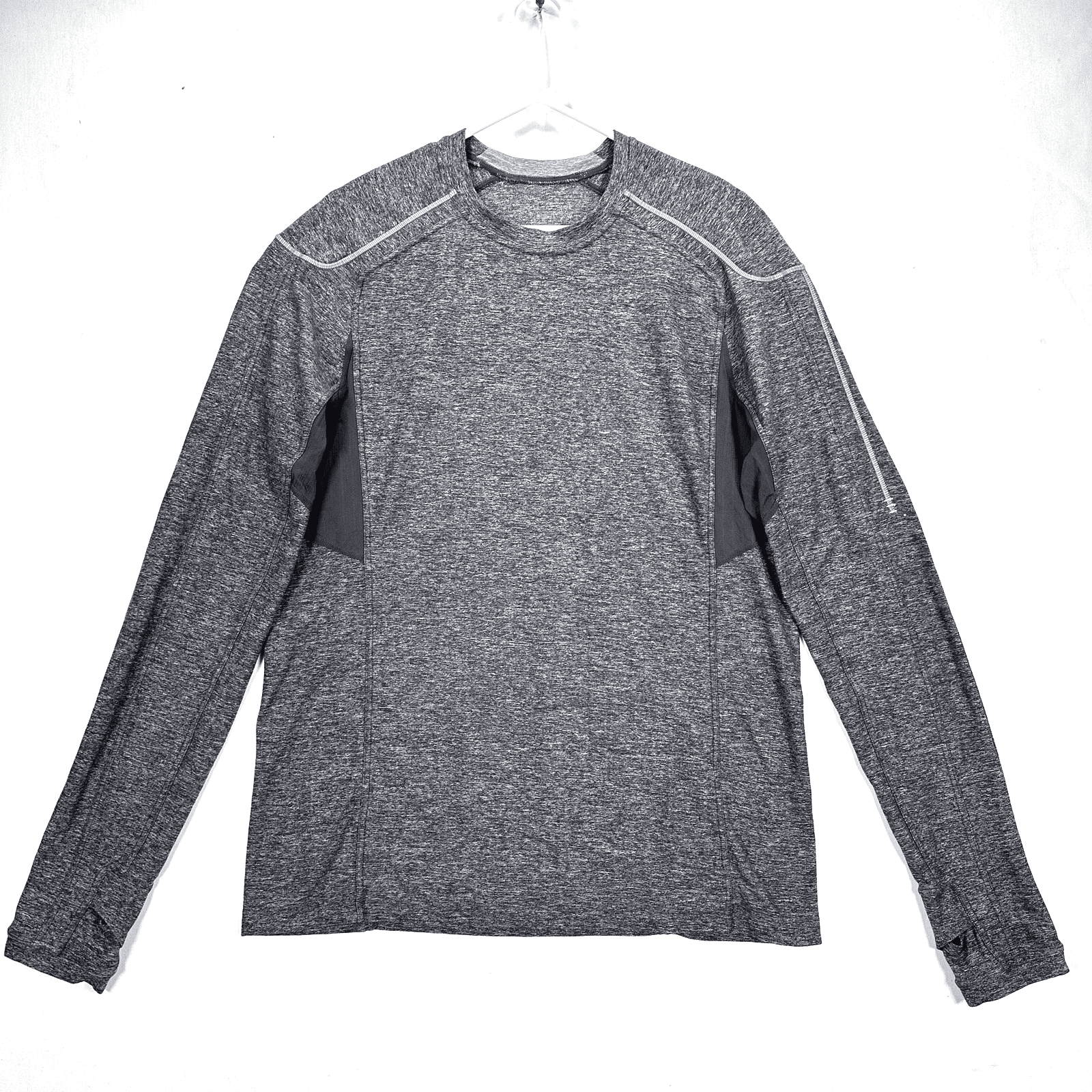 Lululemon Metal Vent Tech Shirt Mens Large Gray Long Sleeve Running Gym Athletic - Image 1
