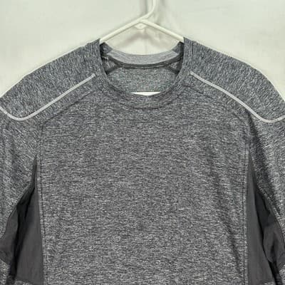 Lululemon Metal Vent Tech Shirt Mens Large Gray Long Sleeve Running Gym Athletic - Thumbnail 3
