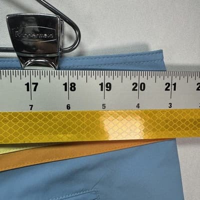 Greenlines Surf Board Shorts Mens 40 Blue Yellow Striped Swim Trunks 8" USA - Thumbnail 9