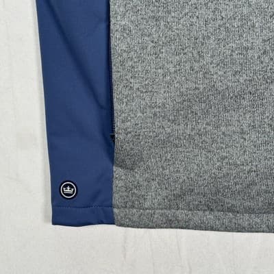 Peter Millar Crown Crafted Cambridge Vest Mens XL Grey Blue MS24XZ33 NEW - Thumbnail 3