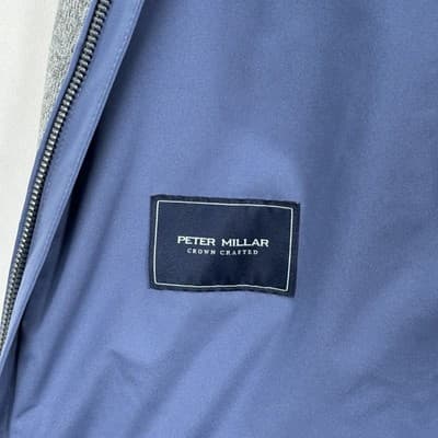 Peter Millar Crown Crafted Cambridge Vest Mens XL Grey Blue MS24XZ33 NEW - Thumbnail 9