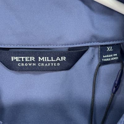 Peter Millar Crown Crafted Cambridge Vest Mens XL Grey Blue MS24XZ33 NEW - Thumbnail 7