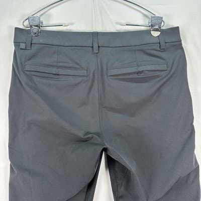 Lululemon ABC Slim Fit Pants Mens 33 x 28 Black Warpstreme Stretch LM5AQYS - Thumbnail 8