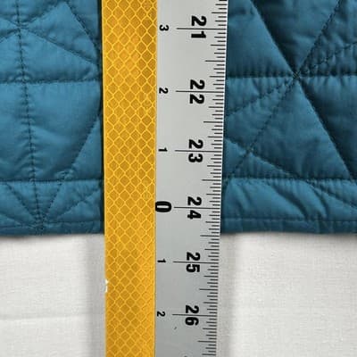 North Face Tamburello Jacket Womens Small Blue Quilted Full Zip Insulated EUC - Thumbnail 8