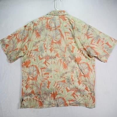 Lot 2 Tori Richard Honolulu Mens 2XL Cotton Lawn Tropical Tribal Aloha Shirts - Thumbnail 3