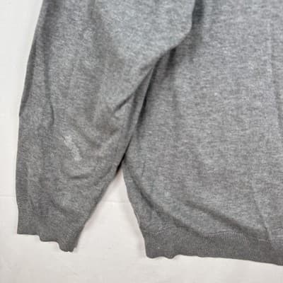 Brooks Brothers Cardigan Sweater Mens 2XL Gray Supima Cotton Knit Pockets - Thumbnail 5