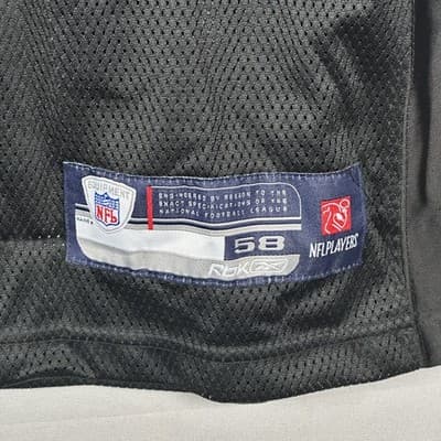 NEW DeAngelo Hall Atlanta Falcons 21 Jersey Men 58 Black Red NFL Football Reebok - Thumbnail 3