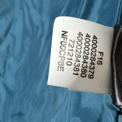 North Face Tamburello Jacket Womens Small Blue Quilted Full Zip Insulated EUC - Thumbnail 7