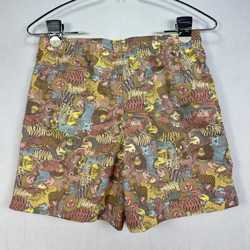 Patagonia Kid's Size XL 14 Baggies Lined Shorts 5" Together Trip Brown NEW - Thumbnail 2