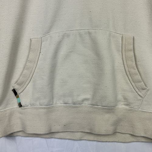 VISSLA Pullover Hoodie Mens Small Red Black White Colorblock Pouch Surf Sunset - Thumbnail 5