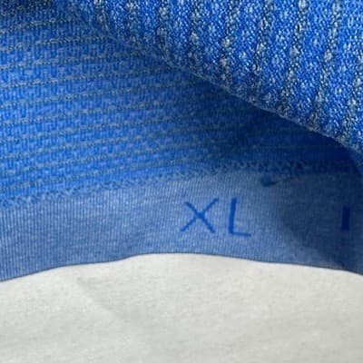 Lululemon Metal Vent Tech Henley Shirt Mens XL Blue Long Sleeve Gym Athletic - Thumbnail 5