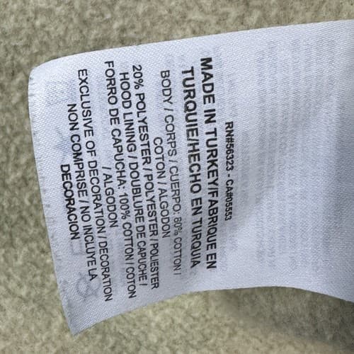 NIKE Sportswear Camo Hoodie Mens Small Green Brown Full Zip AV5940-341 - Thumbnail 9