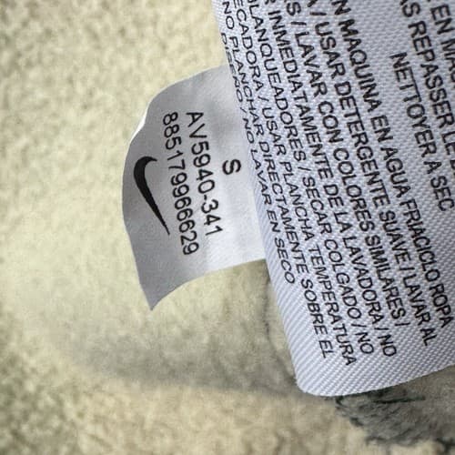 NIKE Sportswear Camo Hoodie Mens Small Green Brown Full Zip AV5940-341 - Thumbnail 10