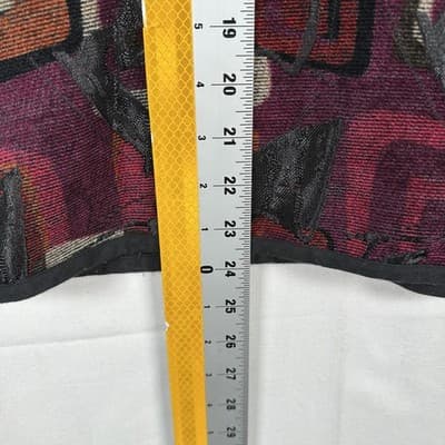 Coogi Style Geometric Reversible Blazer Jacket Women Large Multicolor Artsy Boho - Thumbnail 7