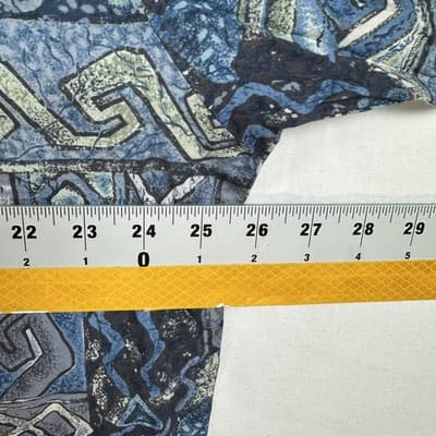 Tori Richard Hawaiian Shirt Mens 2XL Blue Floral Patchwork Cotton USA Aloha - Thumbnail 8