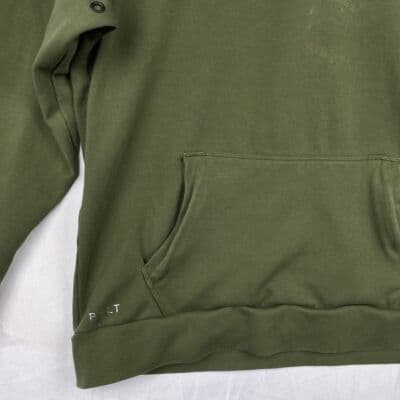 BYLT Premium Pullover Hoodie Mens Large Olive Green Vented Long Sleeve - Thumbnail 5