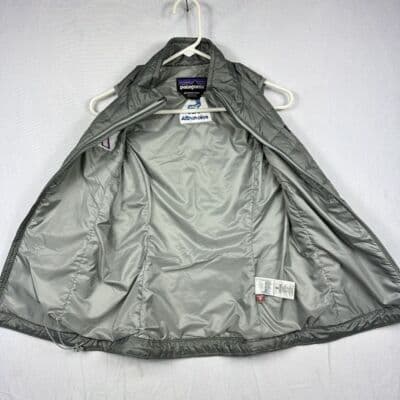 Patagonia Nano Puff Vest Womens XS Silver Full Zip Primaloft Logo 84247 - Thumbnail 7