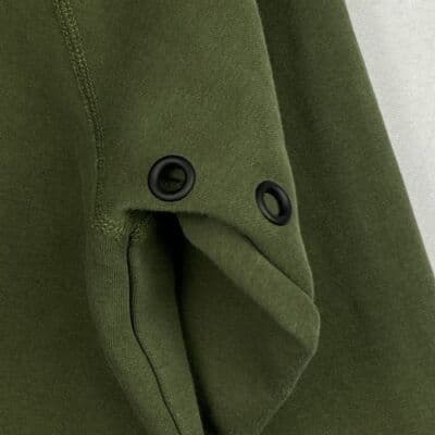 BYLT Premium Pullover Hoodie Mens Large Olive Green Vented Long Sleeve - Thumbnail 7