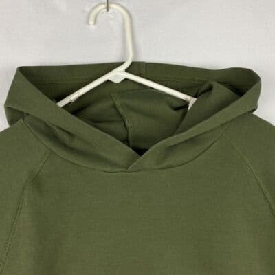 BYLT Premium Pullover Hoodie Mens Large Olive Green Vented Long Sleeve - Thumbnail 9