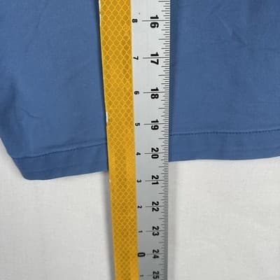 Peter Millar Soft Twill Shorts Mens 38 Blue Chino Flat Front 8" Inseam Casual - Thumbnail 7