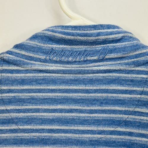 Johnnie-O Combs Henley Pullover Mens 2XL Lakeside Blue Striped Long Sleeve Shirt - Thumbnail 10